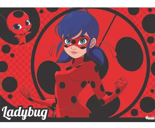 Painel Parabéns Decoração Festa Ladybug no Magazine 25 - Magazine 25 de  Março Festas