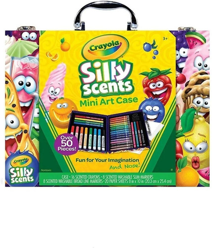 Crayola Case Silly Scents Conjunto Maleta Arte Cheirinhos