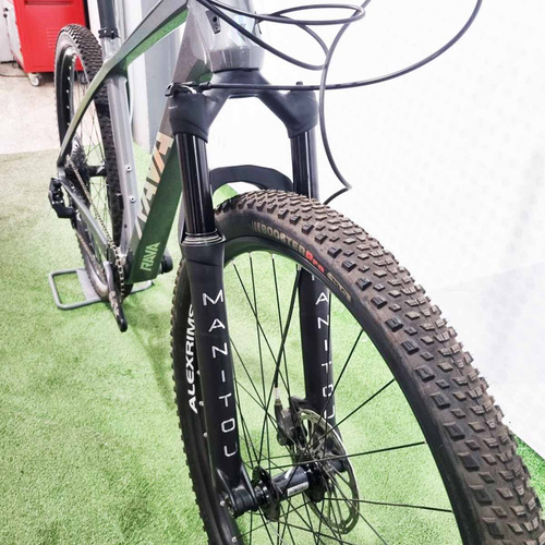 Bicicleta Aro 29 Rava Rage Carbon 12v Sram Tam. 19 Cinza