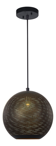 Lámpara Colgante Acero Negro 8.5w 100v