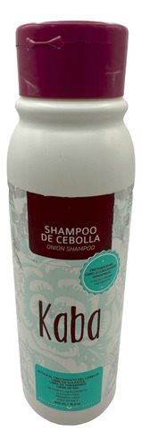 Shampoo De Cebolla Kaba 500 Ml Crecimiento Sin Sal Original