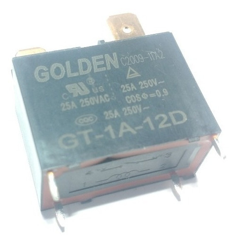 Rele P/ Placas Gt-1a-12d 25a 250v Golden  Kit C/ 10