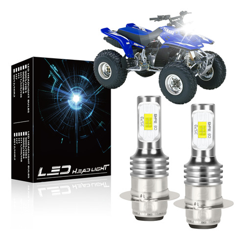 6000k Blanco Bombilla De Faro Led Para Yamaha Breeze125 Yfa1