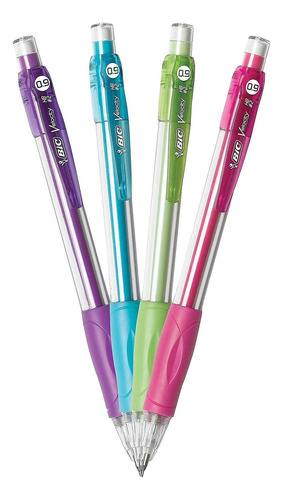 Portaminas Originales Bic Velocity, Punta Gruesa (0,9 Mm), 5 Negro.