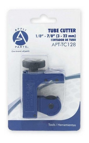 Appli Parts Corta Tubo Mini Para Cobre Aluminio Pvc 1/8 PuLG