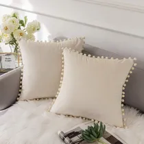 Comprar Fundas Para Cojines Decorativos De Terciopelo 45x45 Cm,2 Pzs
