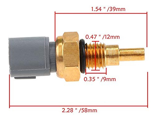 Interruptor Ventilador Temperatura Agua Para Motocicleta