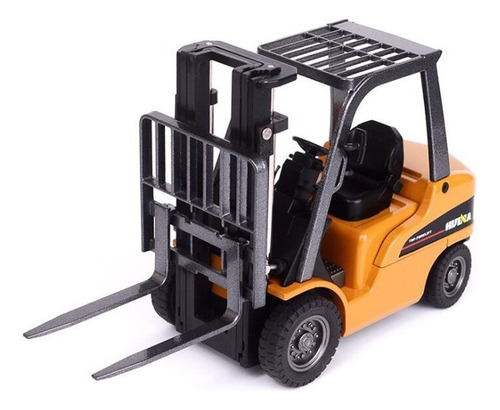 Forklift 1:50 Scale Metal Structure Miniature Collection