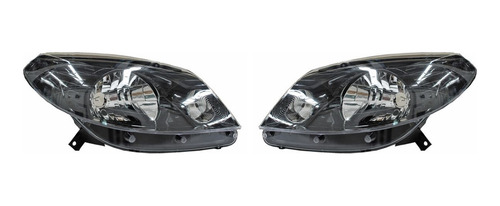 Par Faros Renault Stepway 2012 Al 2015 Fondo Negro Tyc