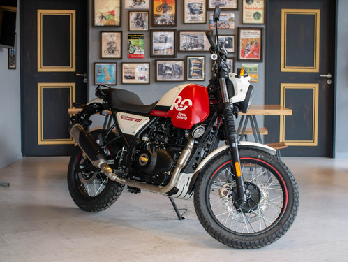 Imagen 3 de 25 de Royal Enfield Scram 411 White Flame Entrega Ya