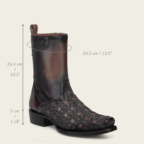 Bota Cuadra Para Caballero En Piel Genuina De Res 1j3prs