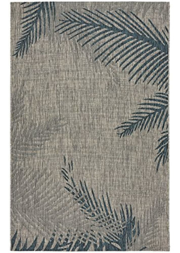 Lr Home Captiva Tropical Palms Alfombra Interior/exterior, 5
