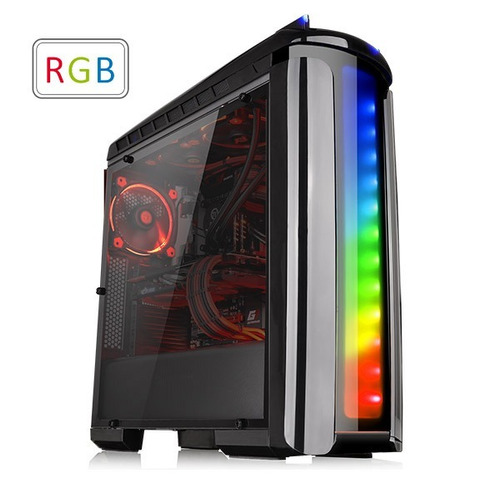 Gabinete Gamer Thermaltake Versa C22 Rgb  Negro. Mundoe Z/n