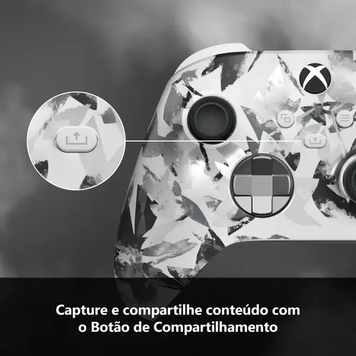 Controle joystick sem fio Microsoft Xbox EP2-29571 Xbox One branco