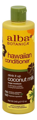 Alba Botanica Acondicionador Natural Hawaiano De Leche De Co