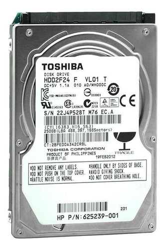 Hd Notebook 500gb Toshiba