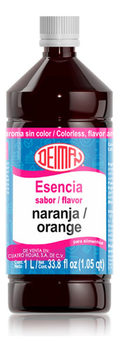 Esencia Saborizante Sabor Naranja Deiman 1 L.