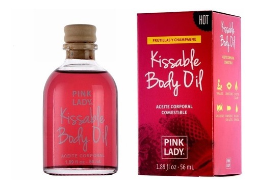 Aceite Intimo Comestible Lubricante Efecto Calor Pink Lady