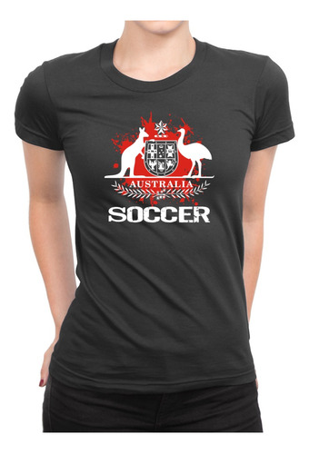 Idakoos Polo Mujer Australia Soccer / Blood