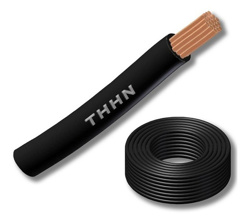 Cable Thhn 12awg Negro (rollo) Multimarca Ed01-03