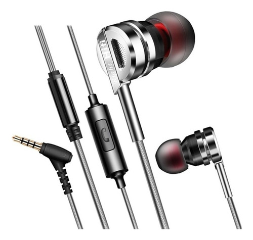 Auriculares In-ear Microfono Doble Bobina Premium Qkz Dm9