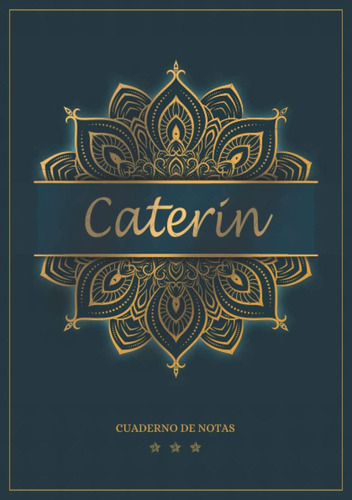 Libro: Caterin - Cuaderno De Notas: Cuaderno A5 | Nombre Per