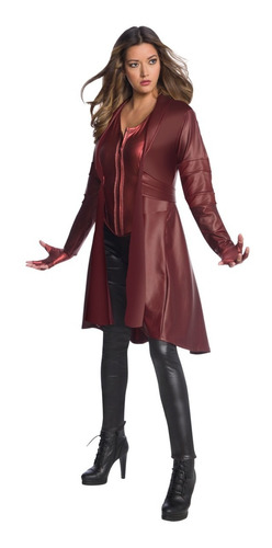 Disfraz De Bruja Escarlata Wanda Wandavision Scarlet Witch Dr. Dr Doctor Strange Avengers Para Mujer Damas Envio Gratis