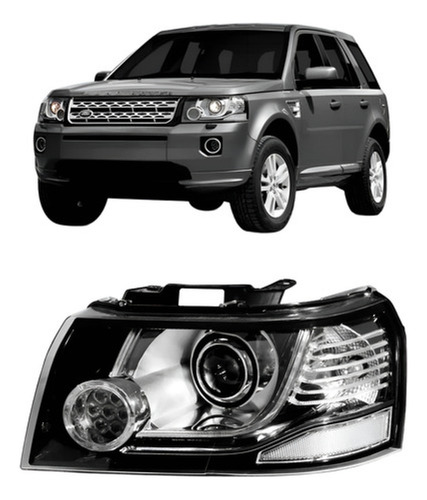 Farol Freelander 2 2006 A 2013 D3s C/ Led Cromada 12 Pinos