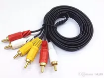 Comprar Cable Rca Audio Video 3 Puntas 5 Mts Dvd Blu Ray  Tv