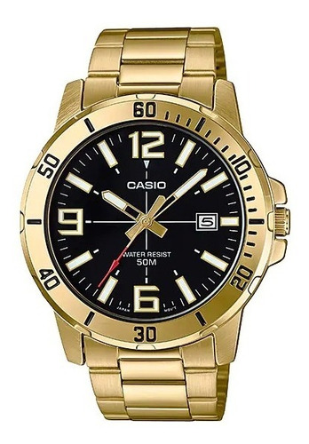 Reloj Casio Hombre Mtp-vd01g Sumergible Calendario Megatime 