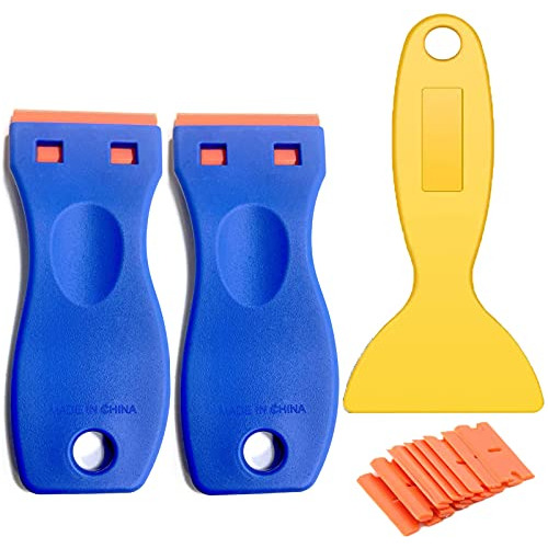 Raspador De Cuchillas Plástico, Set De 3 Limpieza