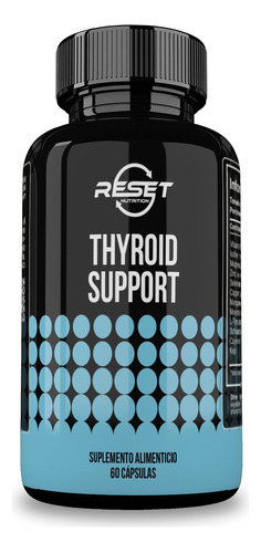 Reset Nutrition Thyroid Support Tiroides Yodo 60 Cápsulas Hecho En Usa