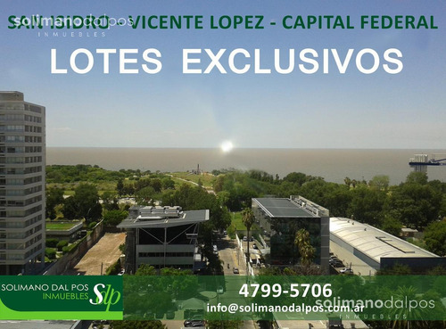 Imagen 1 de 1 de Lotes Exclusivos- San Isidro - Vte Lopez - Cap  Federal -  Excelentes Zonas