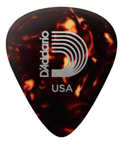 Pua Daddario 1csh6-100 Celuloide Classic Shell Carey Heavy De 1 Mm