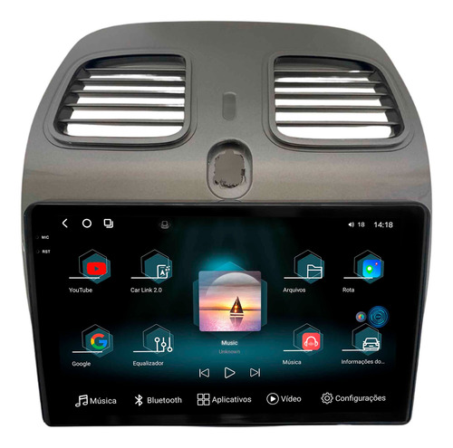 Multimidia Aikon Fóton G3 Grand Siena 2012 A 2021 12+256gb 9