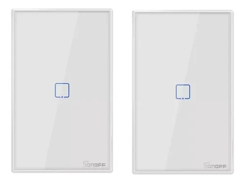 Sonoff T2 1 Canal Rf Wifi Tecla Pared Touch Wifi Domot X 2u