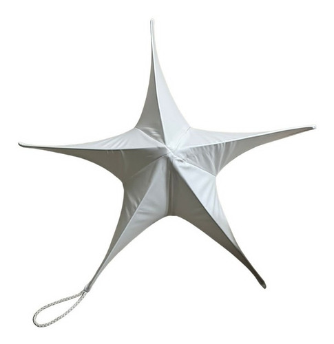 Estrella Navideñas Armable De 40cms Color Blanco