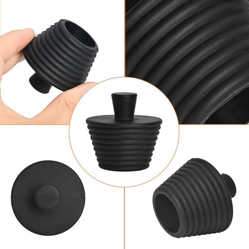 Paquete De 4 Tapones Universales De Silicona Para Bañera.
