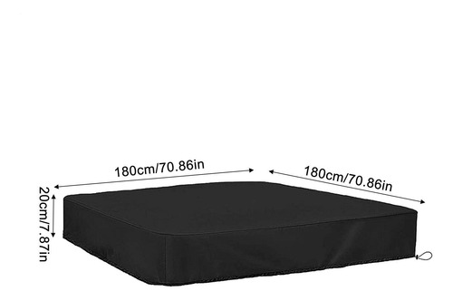 Cubierta Para Arenero Impermeable Arenero Con Tapa Caja De P