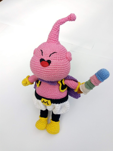 Majin Boo Amigurumi Muñeco Tejido Dragon Ball Z