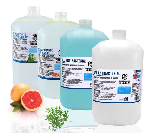 Gel Antibacterial Para Manos Desinfectante 1 Galón