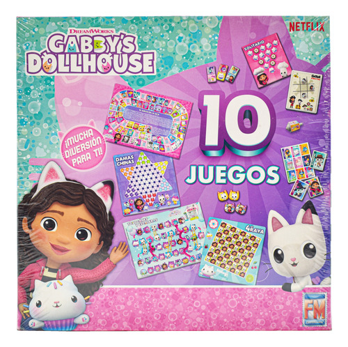 Gabbys Dollhouse 10 Juegos De Mesa Fotorama Cd