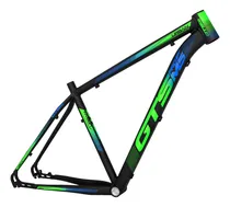Comprar Quadro de Bicicleta Aro 29 em Alumínio Gts Pro M5 Urban Cor Preto\u002Fverde\u002Fazul Tamanho del Quadro 21 Msrca Alfameq