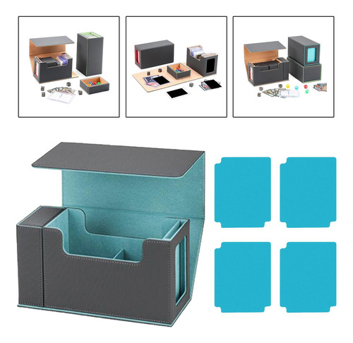 Caja De Almacenamiento Para Mazo De Azul 4 Deflectores