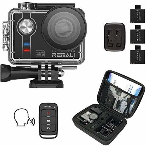 Remali Capturepro 4k 60fps Camara Accion Deportiva Kit 3 2