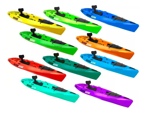 Kayak Rocker Wave Combo Recreacion + Flotadores + Espejo Ei°