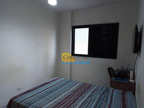 Apartamento Com 2 Dormitórios À Venda, 75 M² Por R$ 305.000 - Vila Guilhermina - Praia Grande/sp - Ap15665