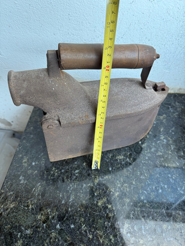 Ferro A Brasa Antigo Raro Marrom (Usado)