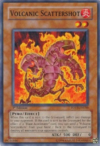 Disparo Disperso Volcánico Común Yugioh