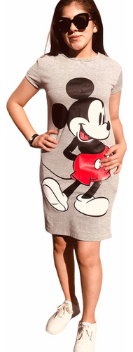 Vestido Estampado Mickey Mouse Unitalla